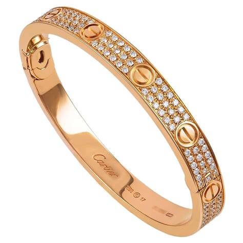 cartier single diamond bracelet